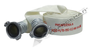 Рукав пожарный РПК(В)-Н/В-80-1,0-М-УХЛ1 с головками ГР-80 A-A 18 м