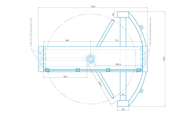 Турникет ПОЛНОРОСТОВОЙ БЛОКПОСТ СТ 1A серия СПЕКТР Z