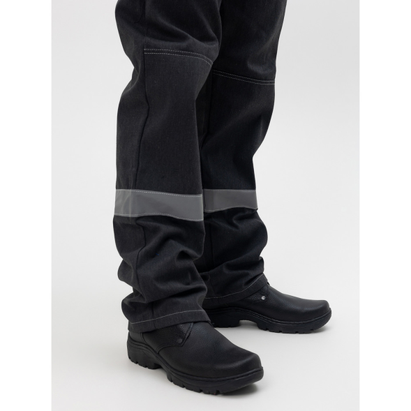 Мужской летний рабочий костюм "Инженер" серый — куртка и брюки