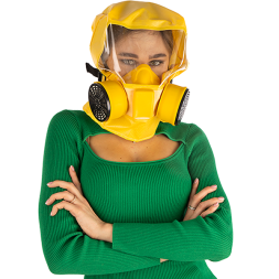 Самоспасатель (УФМС) «Шанс»-Е с полумаской (базовая модель) в футляре-контейнере для хранения