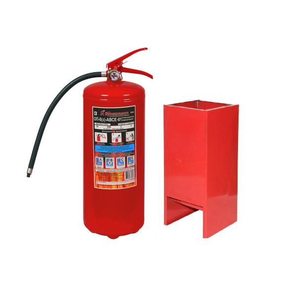 Комплект огнетушитель ОП-6 + подставка П-15