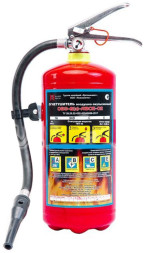 Огнетушитель ОВЭ-6 (з) АВСЕ 02 летние Пожнанотех