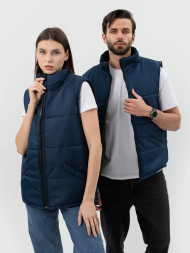 Жилет универсальный с удлинённой спинкой, синий