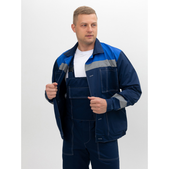 Костюм рабочий летний мужской ЛГН - куртка и полукомбинезон