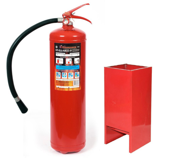 Комплект огнетушитель ОП-5 + подставка П-15
