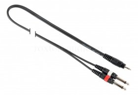 Y-002/2M ROXTON Аудио кабель 2 м (mini-Jack – 2х Jack)
