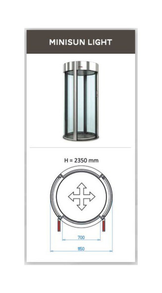Шлюзовая кабина SAIMA MINISUN LIGHT